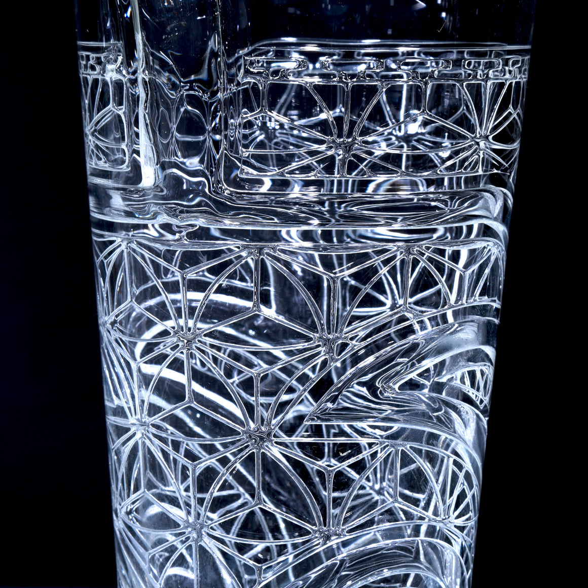 "Double Bubble Burst" Double-Wall Channeled Straw Drinking Cup - #3