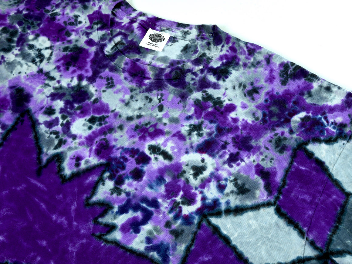 XL - Short-sleeve Tie Dye T-Shirt - "Gengar"