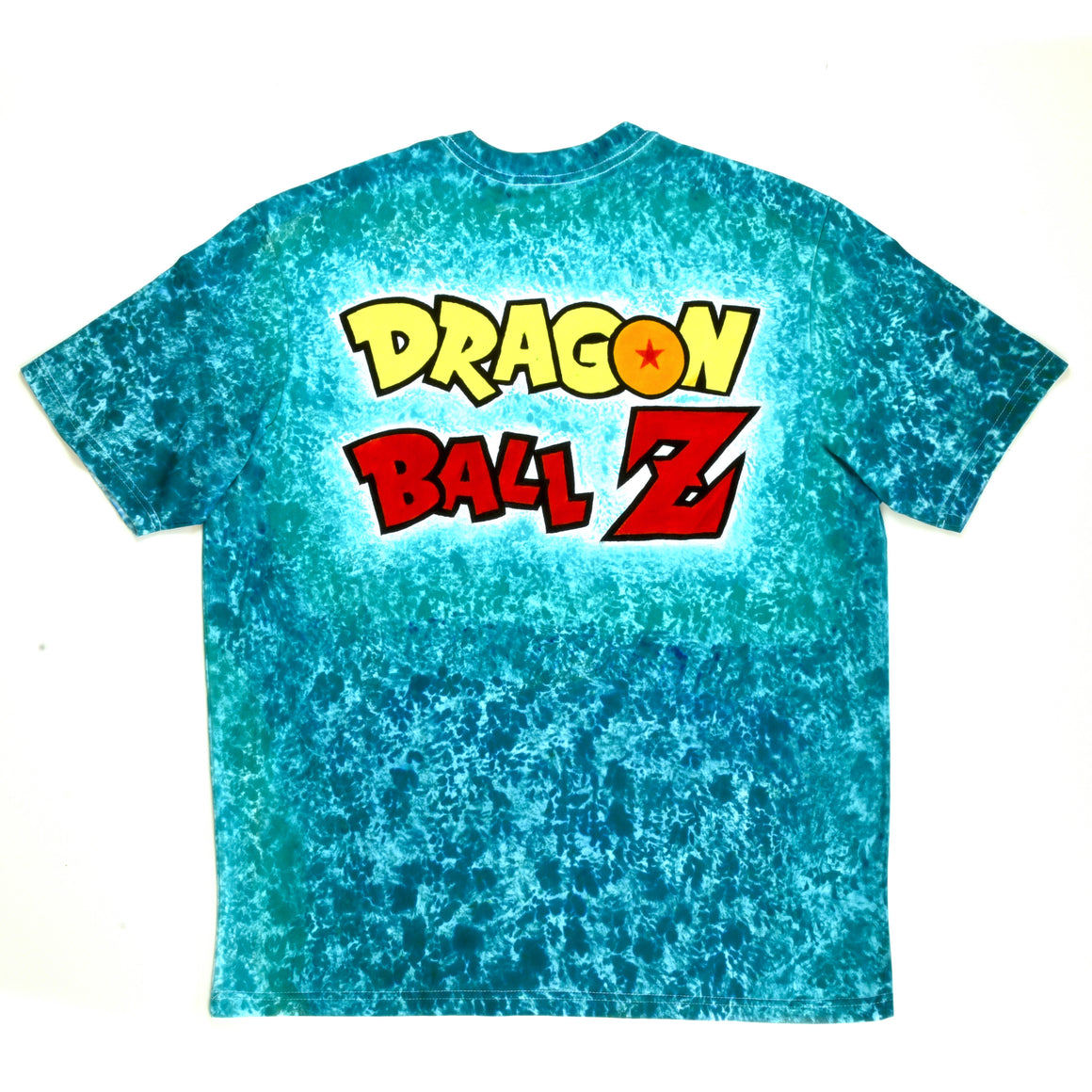 XXL - Hand & Tie-dyed T-Shirt - DBZ Super Gohan
