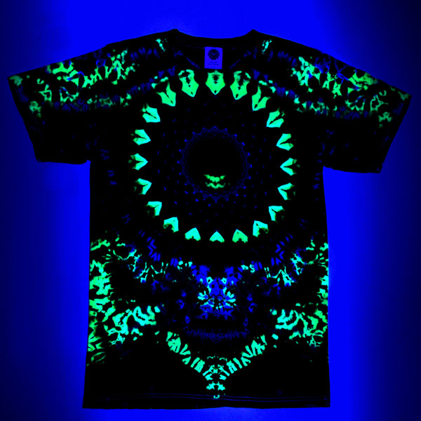 Dyes N Good Vibes UV Mandala Combo TShirt Timeless Glass Gallery