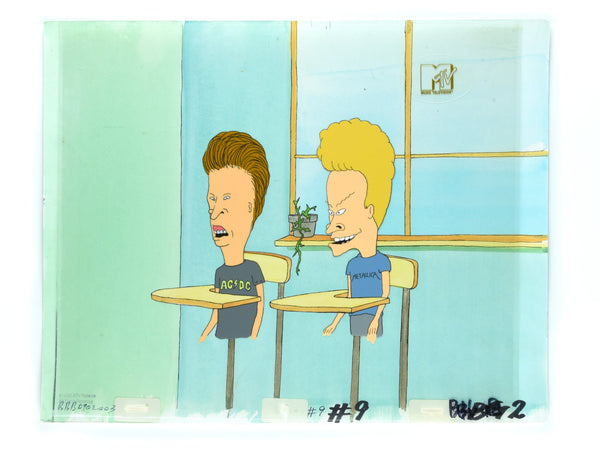 BEAVIS AND BUTT-HEAD⭐︎パーリーゲイツ⭐︎セットアップ Beavis and Butt-Head - Production Cel w/ Original Matching