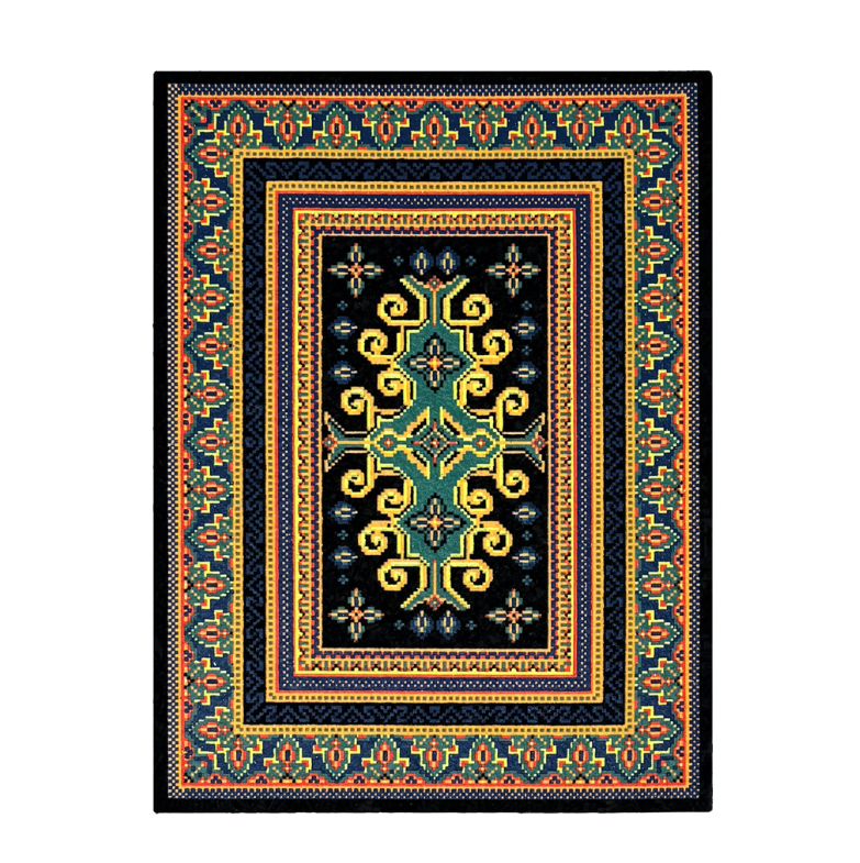 Cloudberry Bitrug - Glow & UV Reactive Mood Mat 8.25" x 11" - Limited Edition 111 quantity