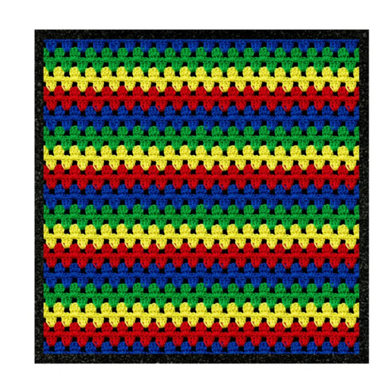 Crochet - 8" Square Mood Mat