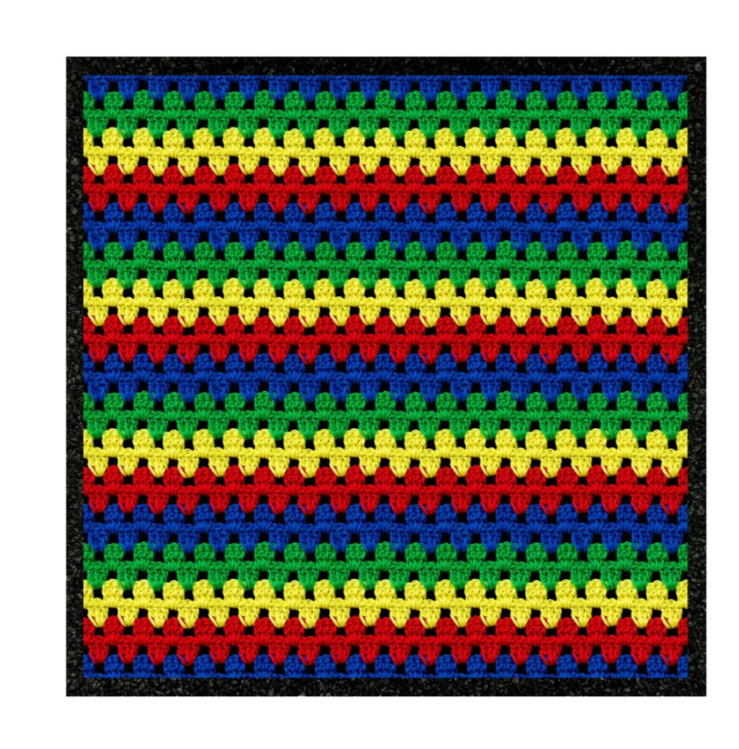 Crochet - 8" Square Mood Mat