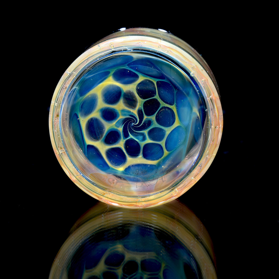 Lidded Airtight XL Baller Jar - Bubbletrap Wrap & Rake w/ Honeycomb Base