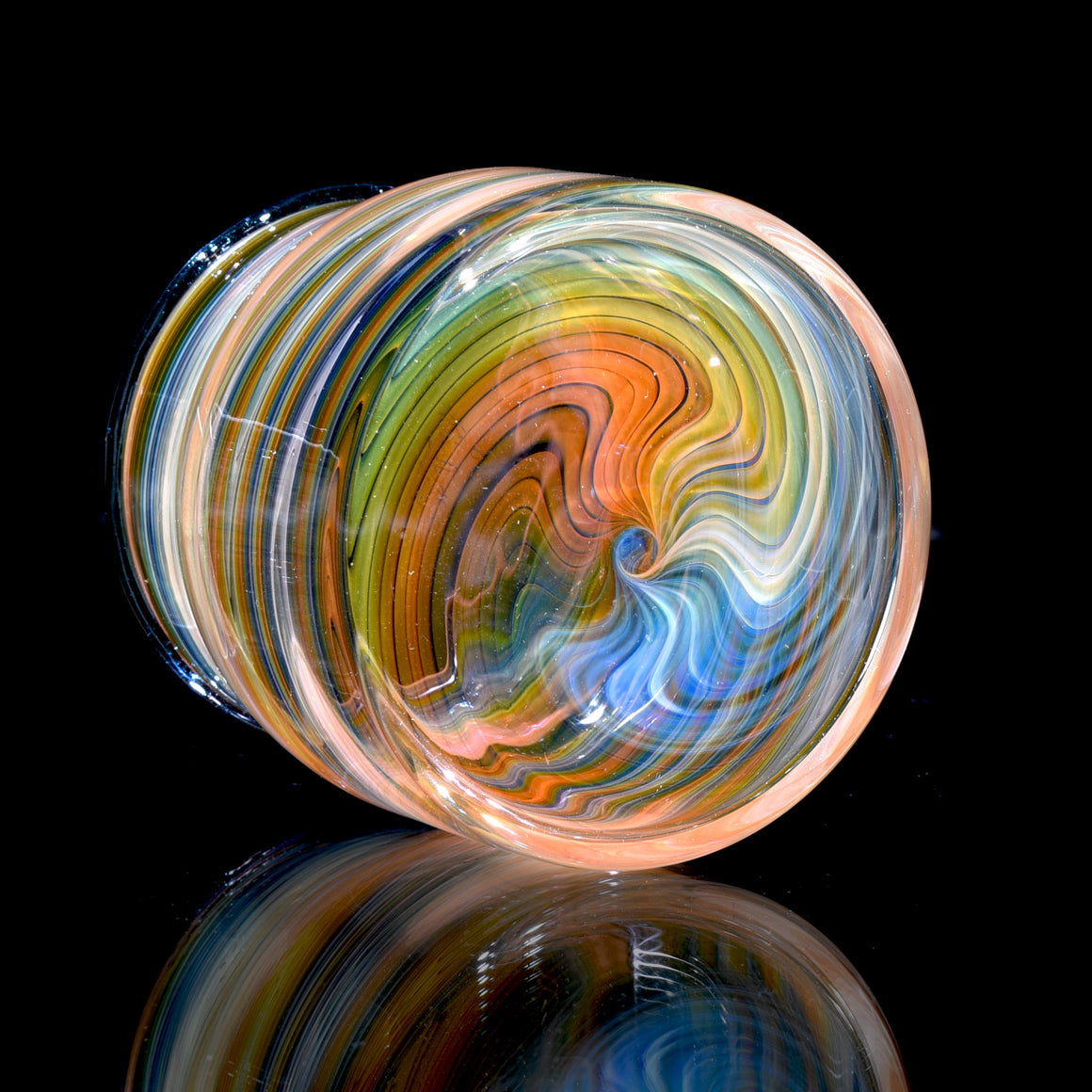Lidded Airtight XL Baller Jar - Fume Swirl