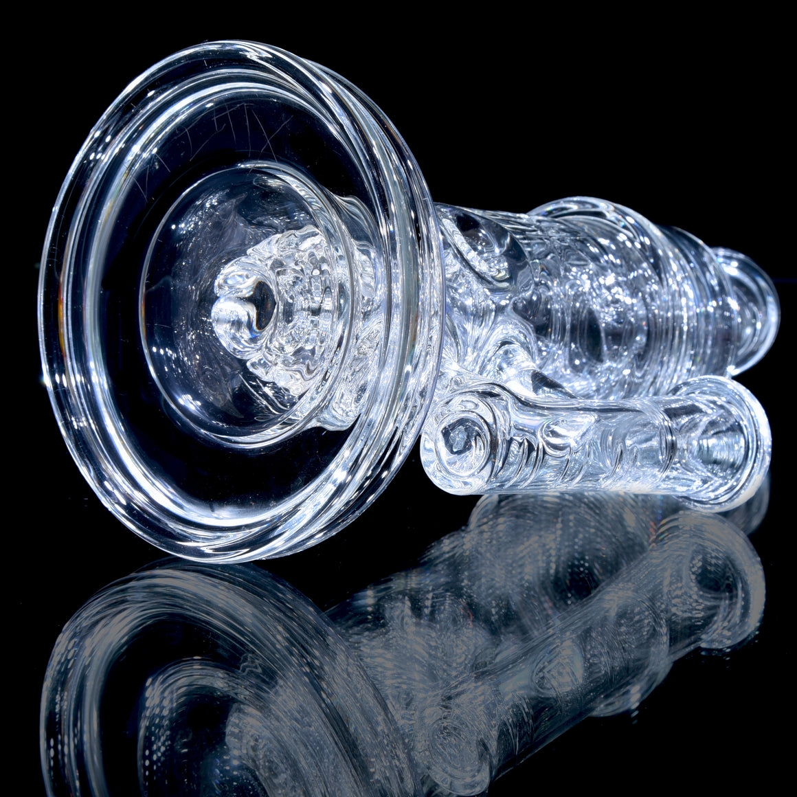 Crystalo Carved Swiss Fab Torus (SFT) Recycler - 14mm Female