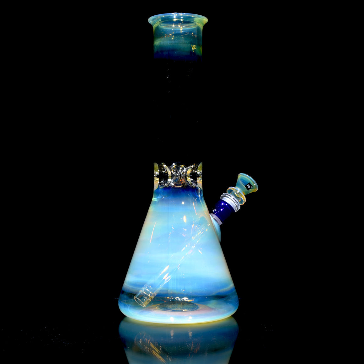 Mars - Fully-fumed Beaker Tube w/ Removable slitted downstem - 14mm Female