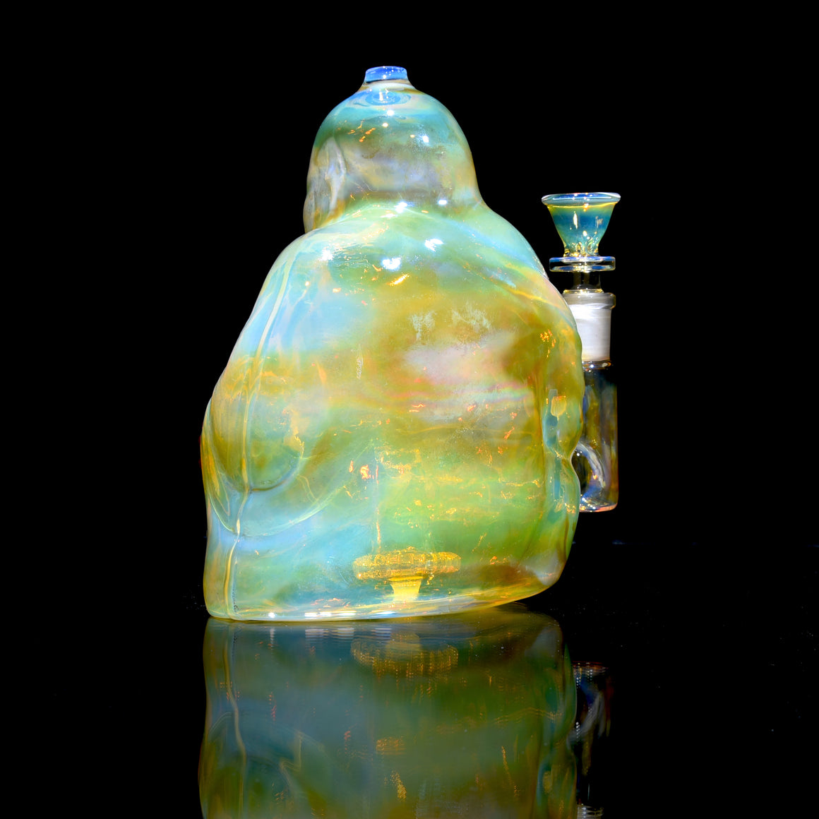 Buddha - Fully-fumed Cast Sculpture Rig w/ High-diffusion Circ Perc - 14mm Female