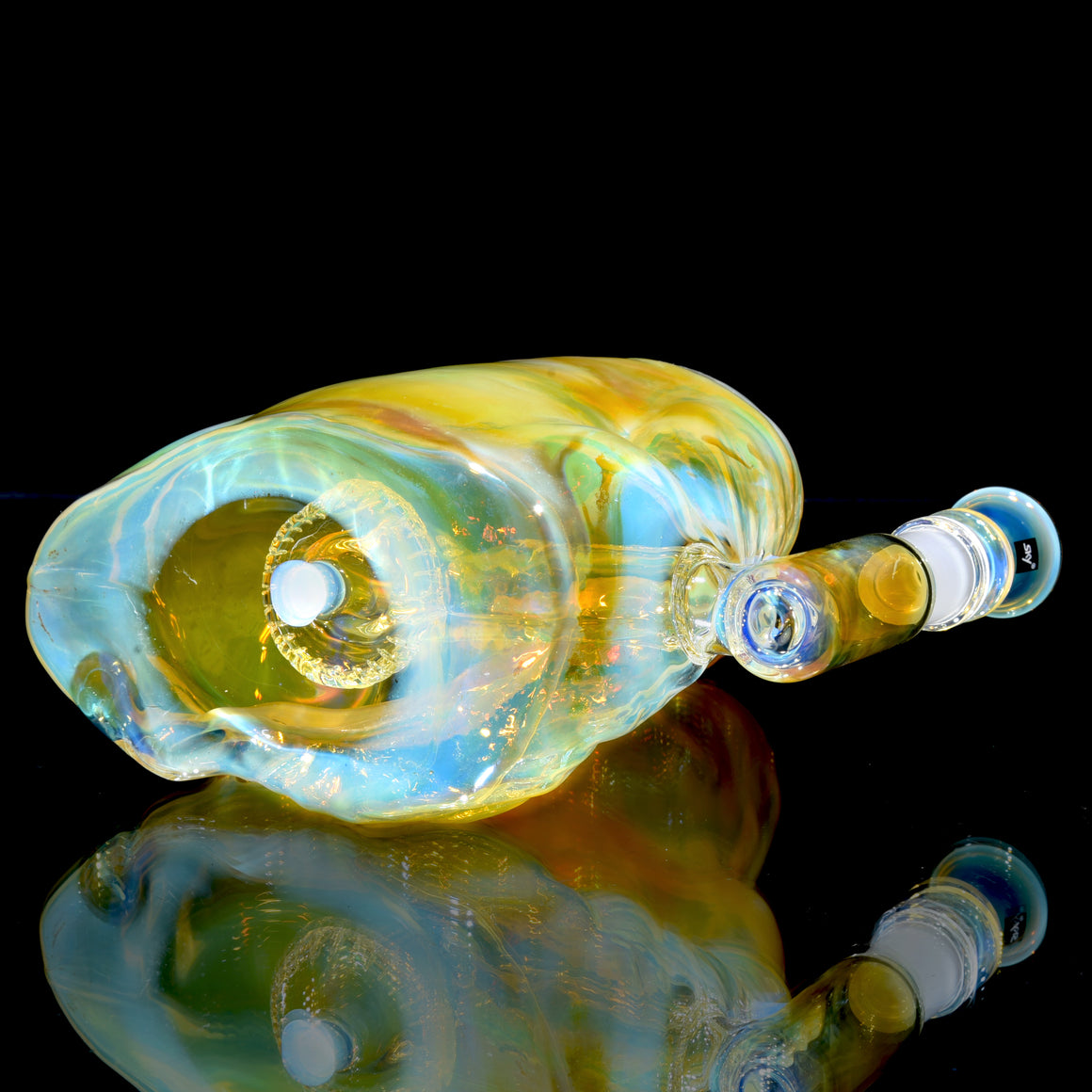 Buddha - Fully-fumed Cast Sculpture Rig w/ High-diffusion Circ Perc - 14mm Female