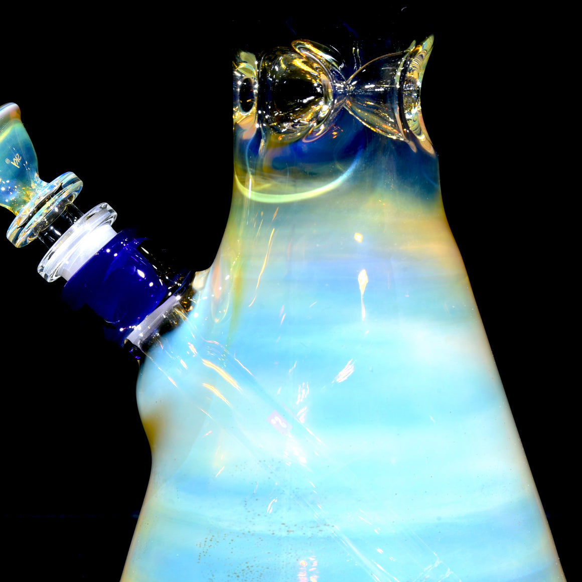 Mars - Fully-fumed Beaker Tube w/ Removable slitted downstem - 14mm Female