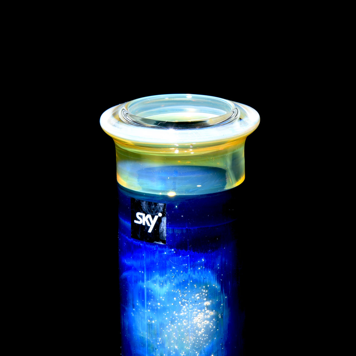 Saturn - Fully-fumed Double-Chamber Beaker Bong w/ Removable slitted downstem - 14mm Female