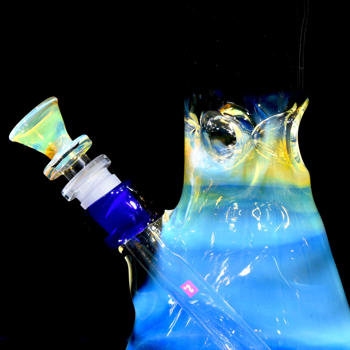 Mars - Fully-fumed Beaker Tube w/ Removable slitted downstem - 14mm Female