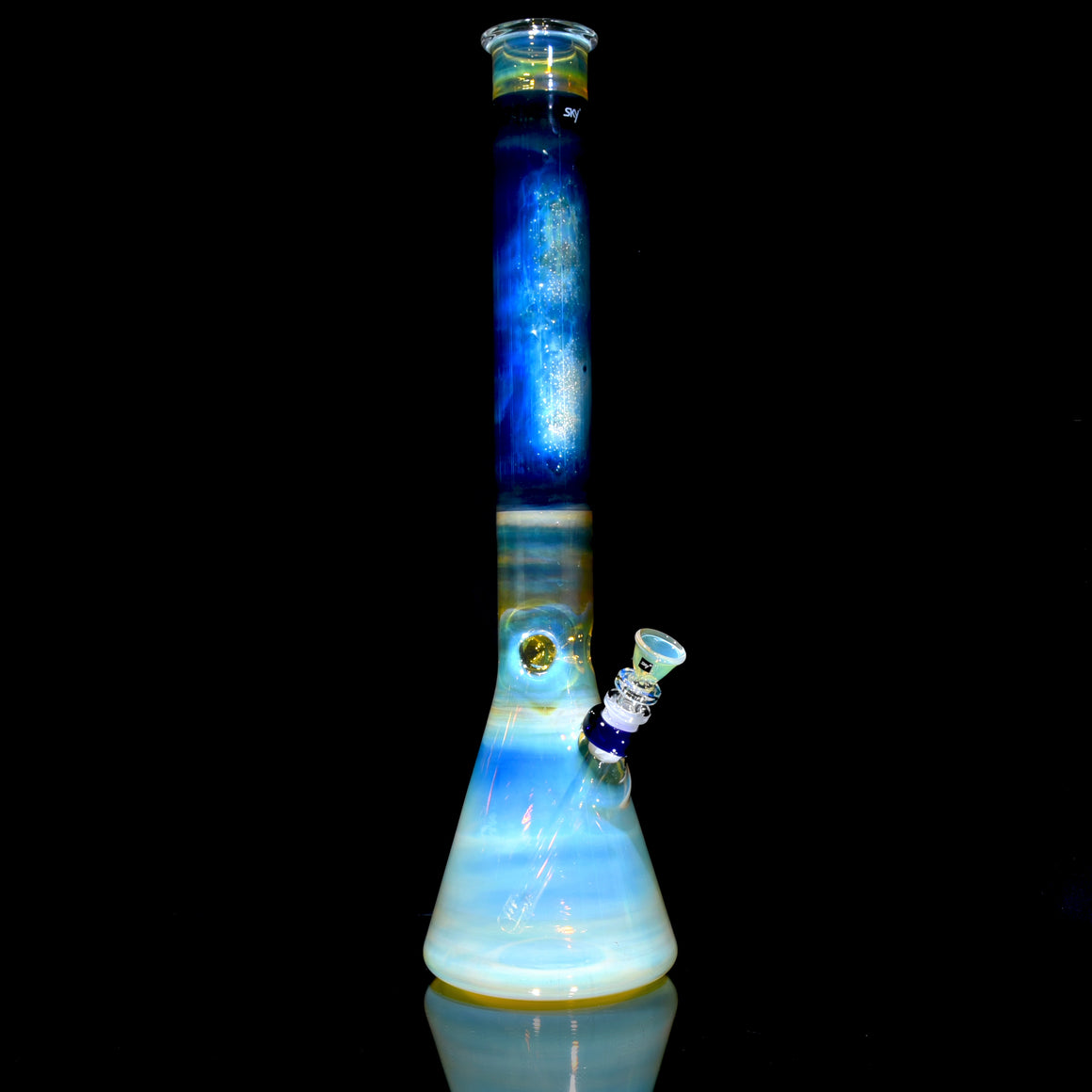 Venus - Fully-fumed Beaker Tube w/ Removable slitted downstem - 14mm Female