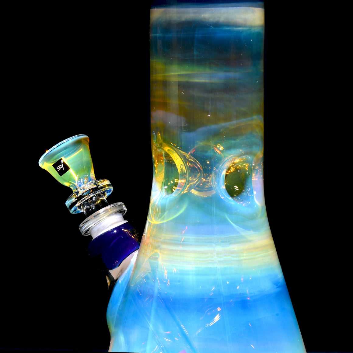 Venus - Fully-fumed Beaker Tube w/ Removable slitted downstem - 14mm Female