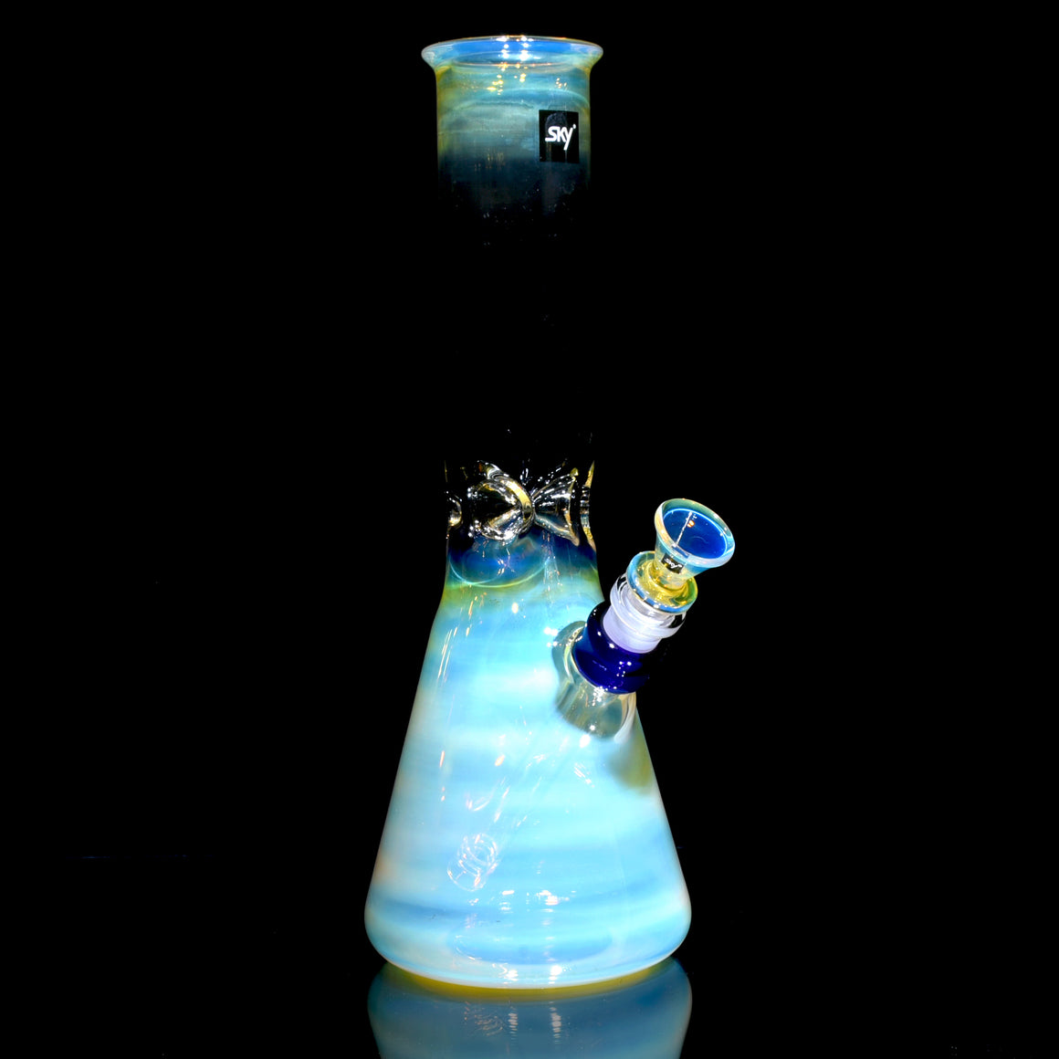 Mars - Fully-fumed Beaker Tube w/ Removable slitted downstem - 14mm Female