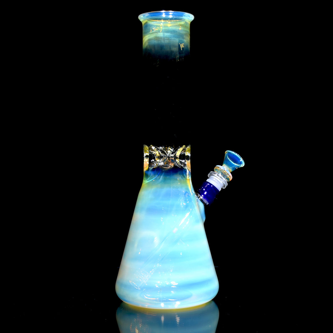 Mars - Fully-fumed Beaker Tube w/ Removable slitted downstem - 14mm Female