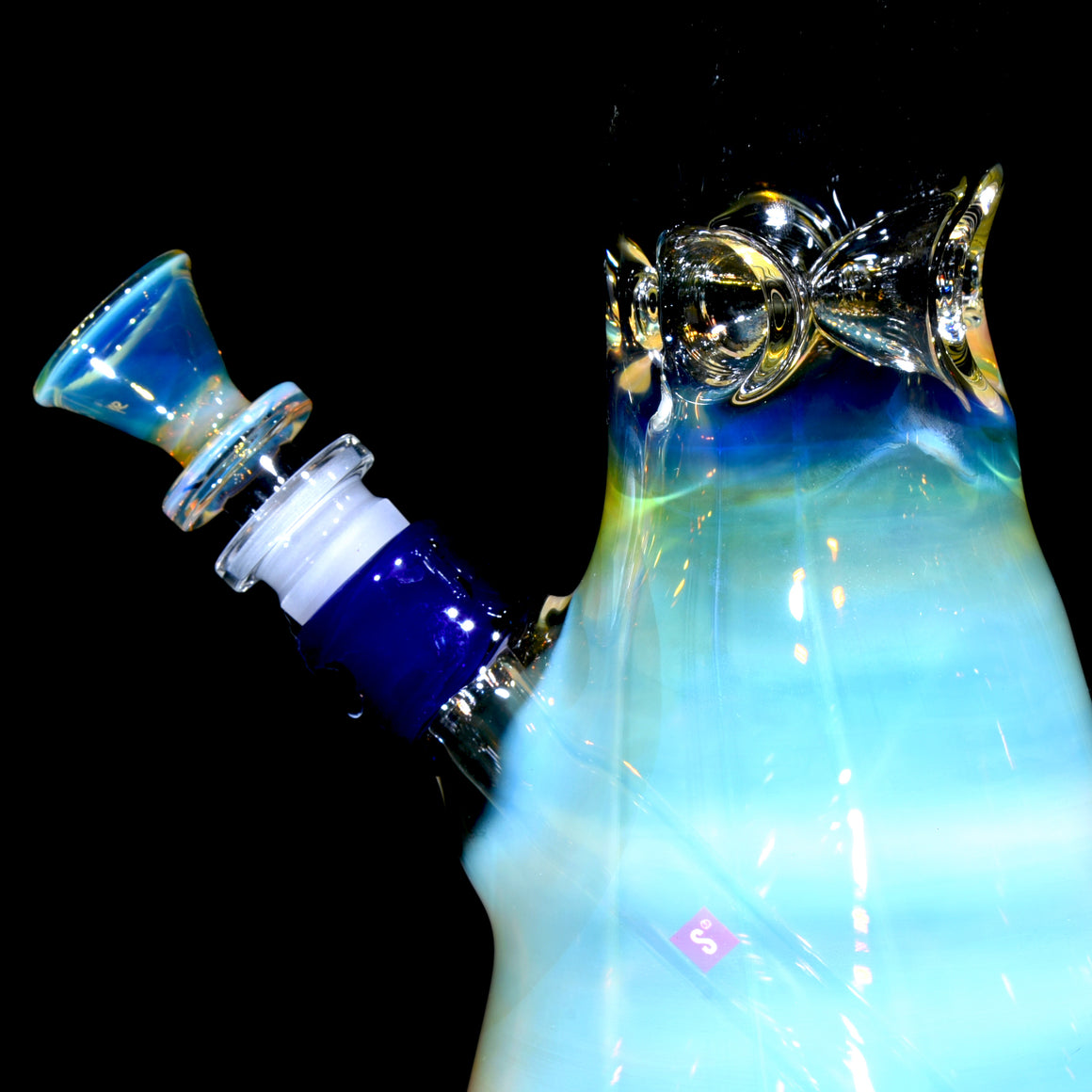 Mars - Fully-fumed Beaker Tube w/ Removable slitted downstem - 14mm Female