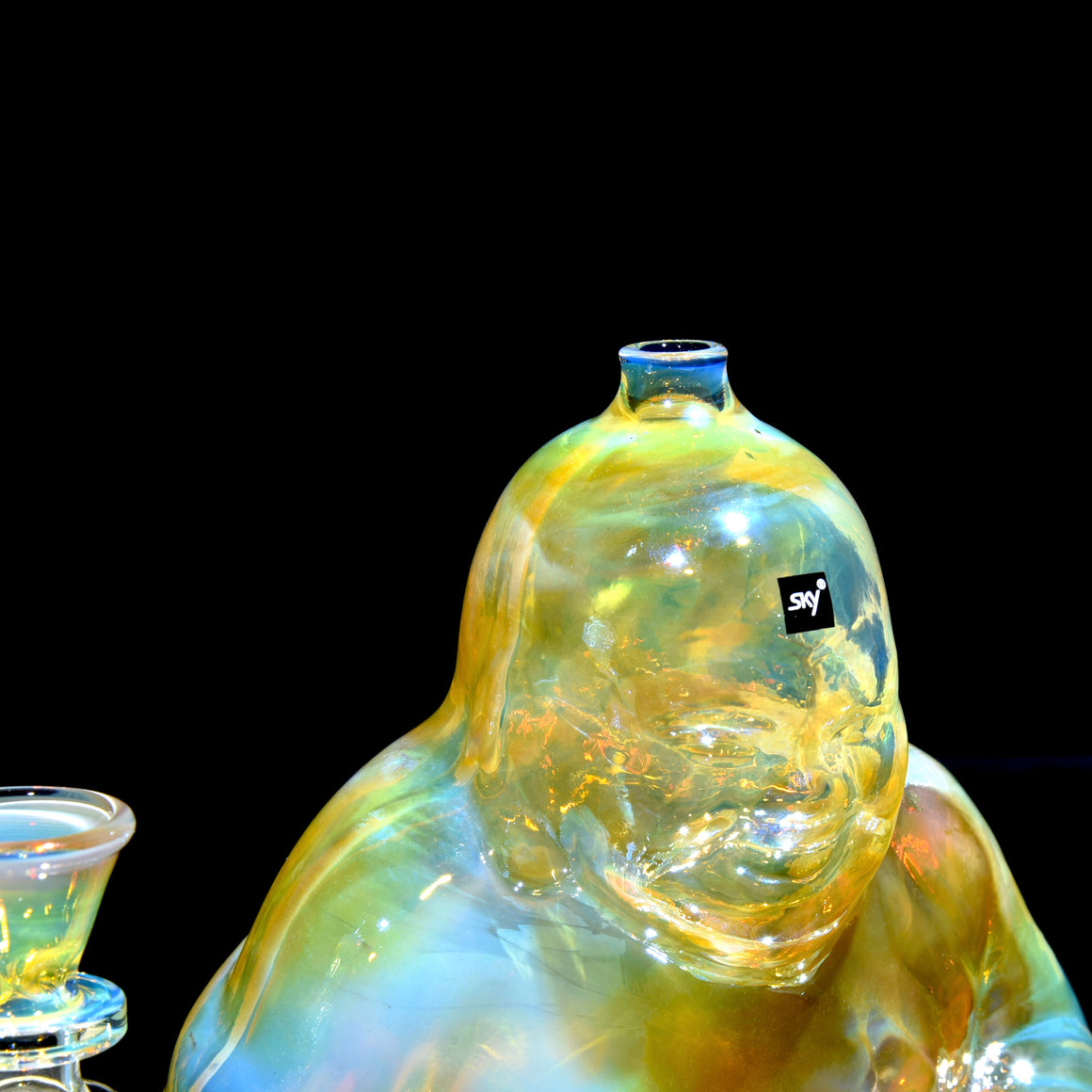 Buddha - Fully-fumed Cast Sculpture Rig w/ High-diffusion Circ Perc - 14mm Female