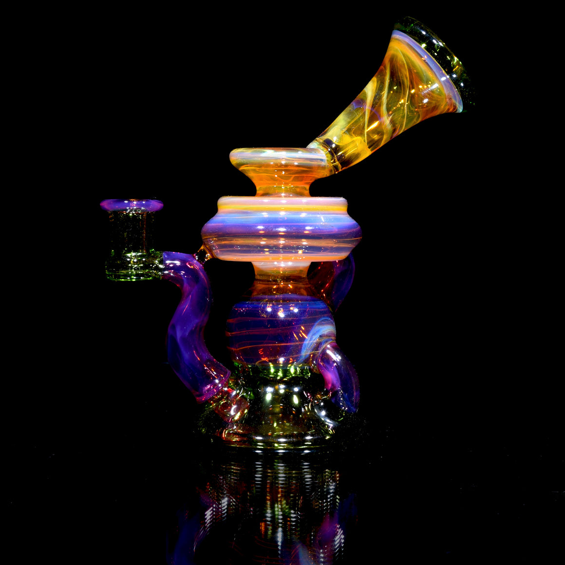 Refined Klein Recycler - NS Yellow/Haterade/Telemagenta - 10mm Female
