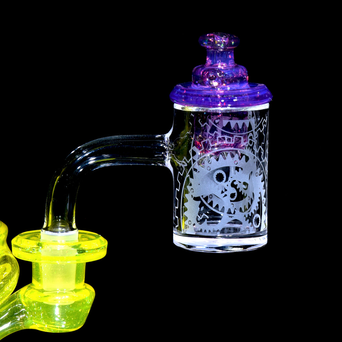 Full-color Spinner Cap for 25mm Bucket Bangers - Crushed Opal Royal Jelly