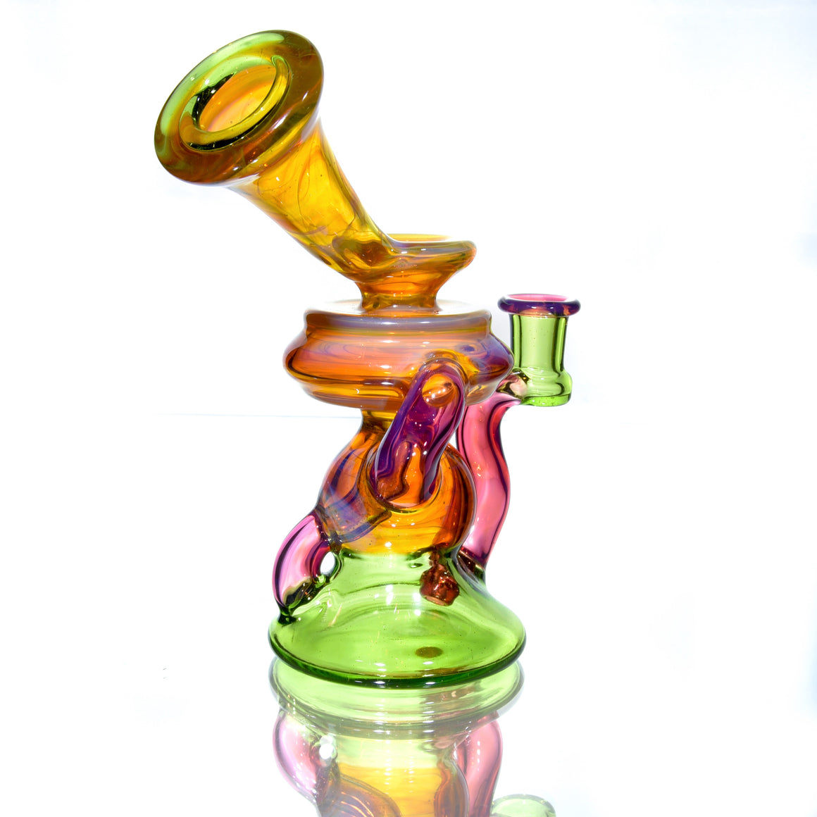 Refined Klein Recycler - NS Yellow/Haterade/Telemagenta - 10mm Female
