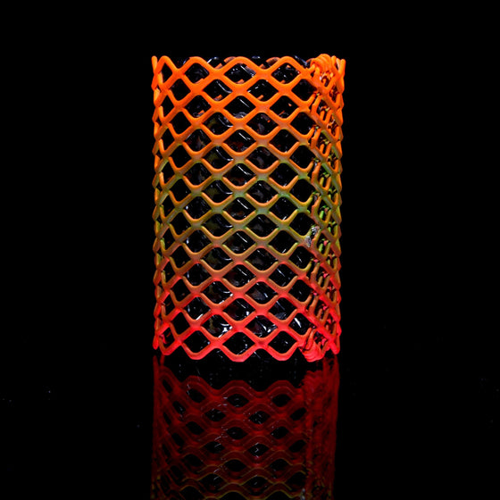 Mamba Guardz - Custom Nozzle Heat Shield for Blazer Big Shot GT8000 - Orange/Green