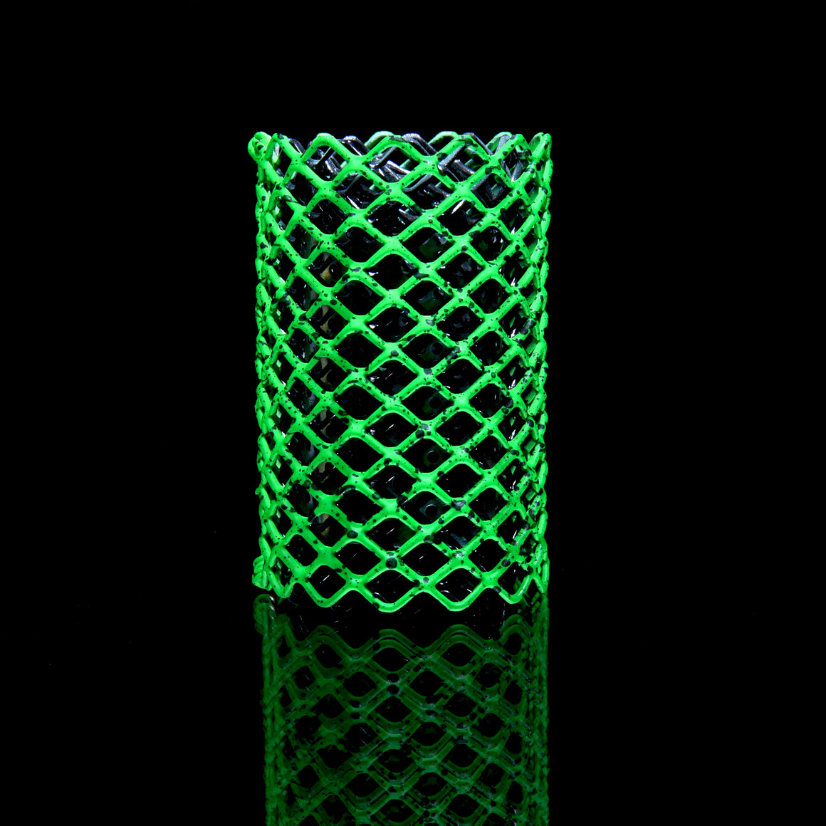 Mamba Guardz - Custom Nozzle Heat Shield for Blazer Big Shot GT8000 - UV Green/Black