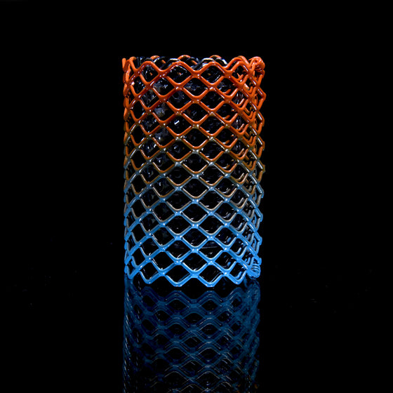 Mamba Guardz - Custom Nozzle Heat Shield for Blazer Big Shot GT8000 - Sky Blue/Orange