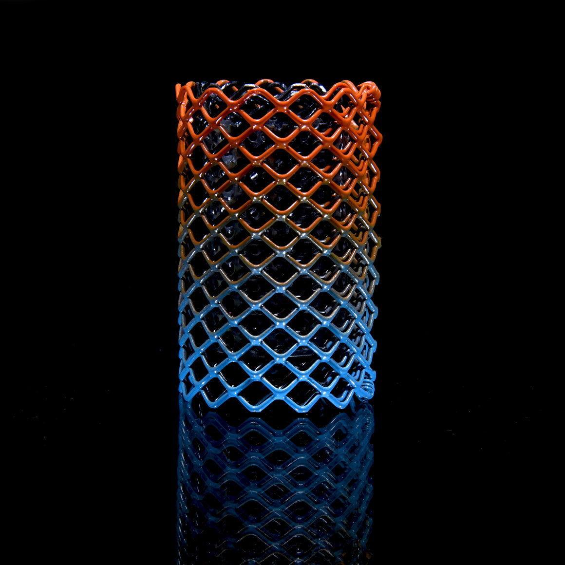 Mamba Guardz - Custom Nozzle Heat Shield for Blazer Big Shot GT8000 - Sky Blue/Orange