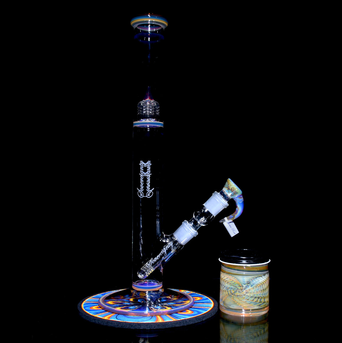 FA 44mm - Diffy Tube w/ Removable 180° Gridded Downstem & Inv4 Splashguard - Guava Root - 18mm Female
