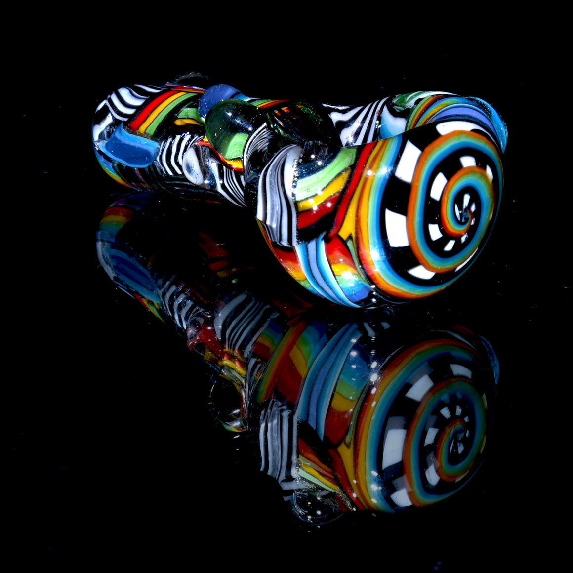 Fully-worked Dichroic Staircase & Chipstack Dry Spoon Pipe