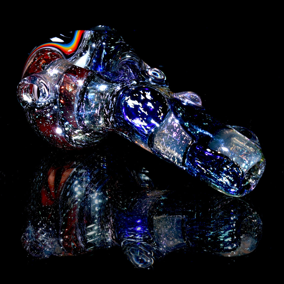 Fully-worked Dichroic Staircase & Chipstack Dry Spoon Pipe