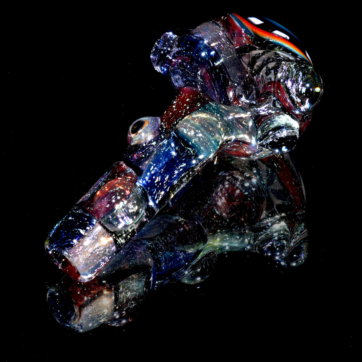 Fully-worked Dichroic Staircase & Chipstack Dry Spoon Pipe