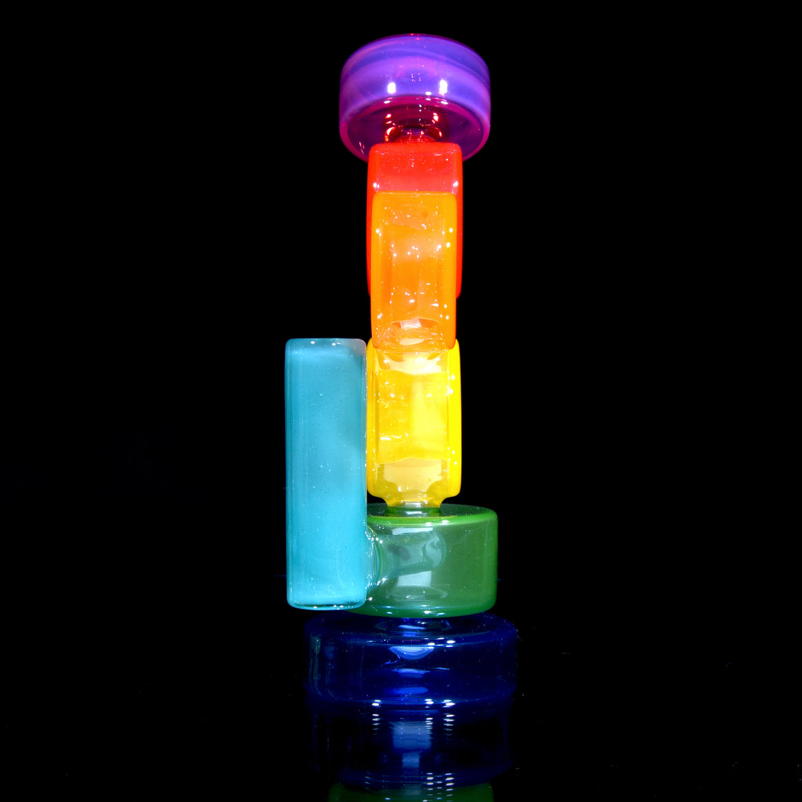 Rainbow Colorform Recycler - 14mm Female