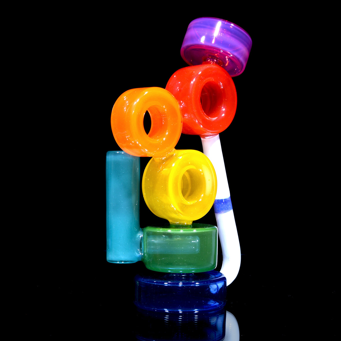 Rainbow Colorform Recycler - 14mm Female