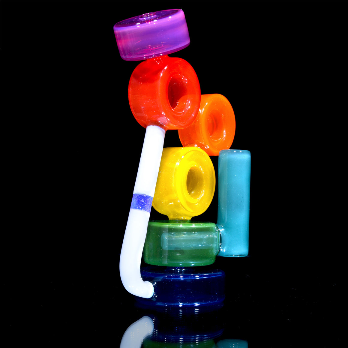 Rainbow Colorform Recycler - 14mm Female