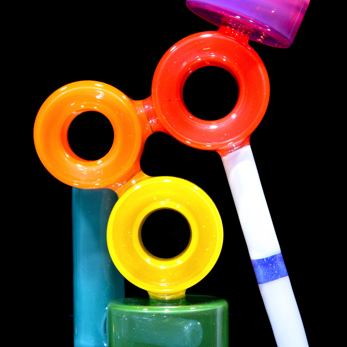 Rainbow Colorform Recycler - 14mm Female