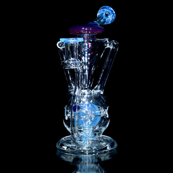 Neutron Double-uptake Fab Egg Recycler - Crushed Opal Marina/Stargazer - 14mm Female