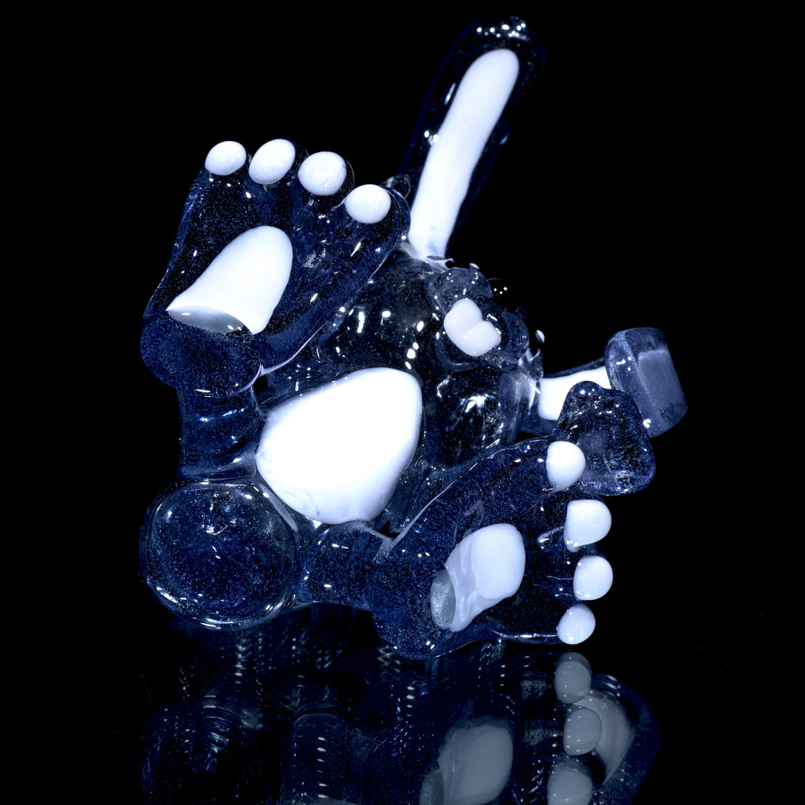 CFL Reactive Rosin Rabbit Sculpted Rig - Elixir/White - 14mm Female