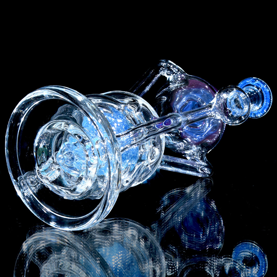 Neutron Double-uptake Fab Egg Recycler - Crushed Opal Marina/Stargazer - 14mm Female