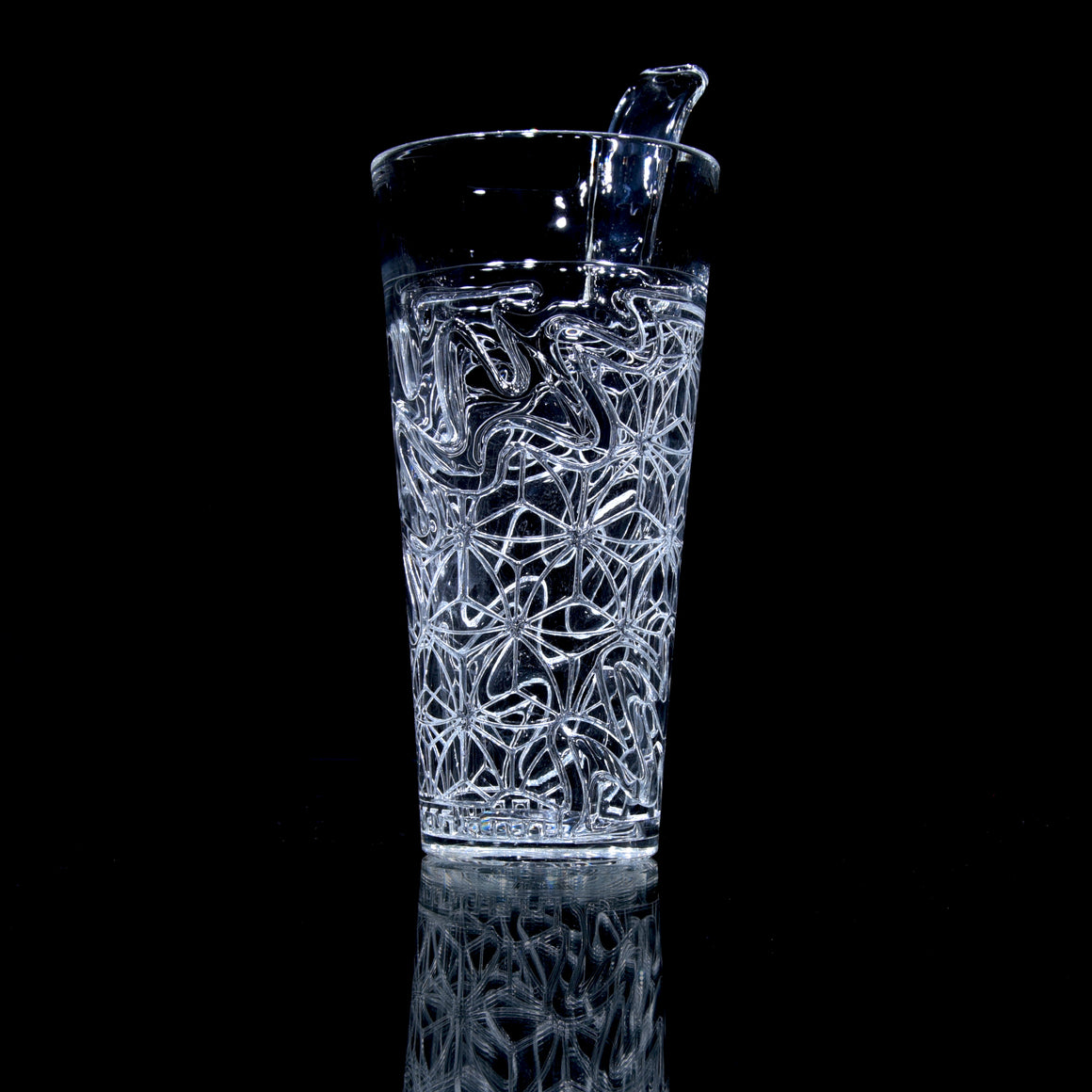 "Ziggy Star" Double-Wall Channeled Straw Drinking Cup - #9