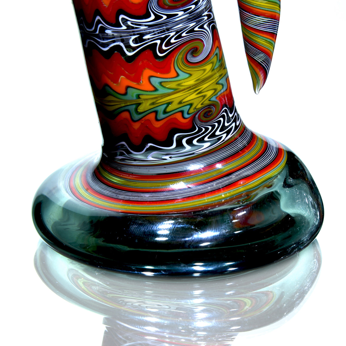 Fully-worked Full-size Dewaar Bubbler Rig - Neutronium/Jungle Sunset - 14mm Female
