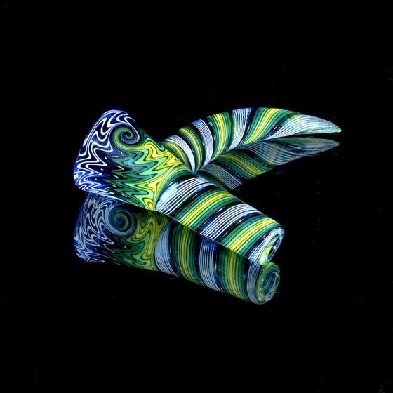 Fully-worked 3-hole Slide - 14mm Male