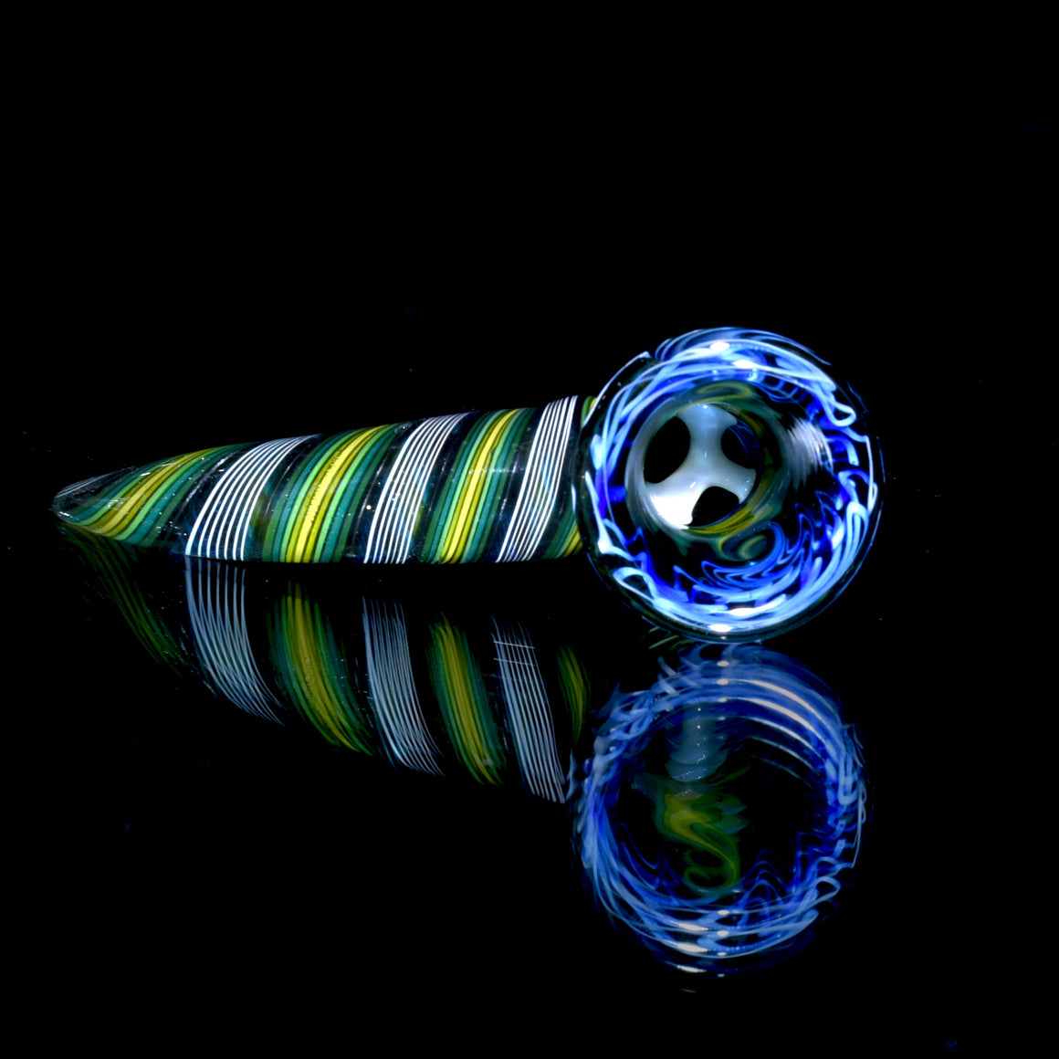 Fully-worked 3-hole Slide - 14mm Male
