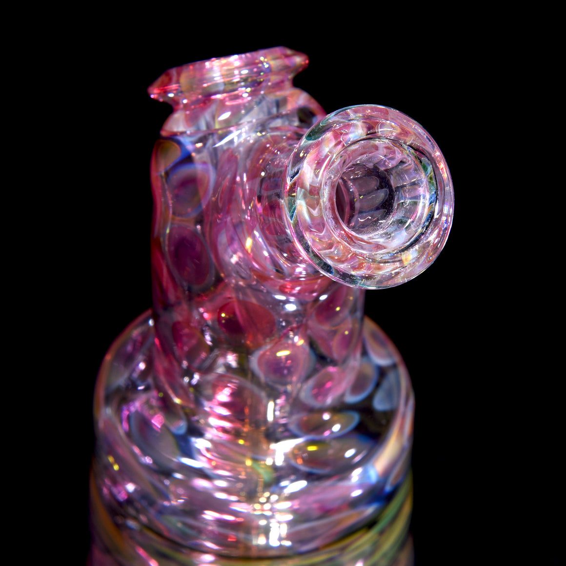 Gold & Silver Fume Honeycomb Dewaar Ripper Bottle - 10mm Female