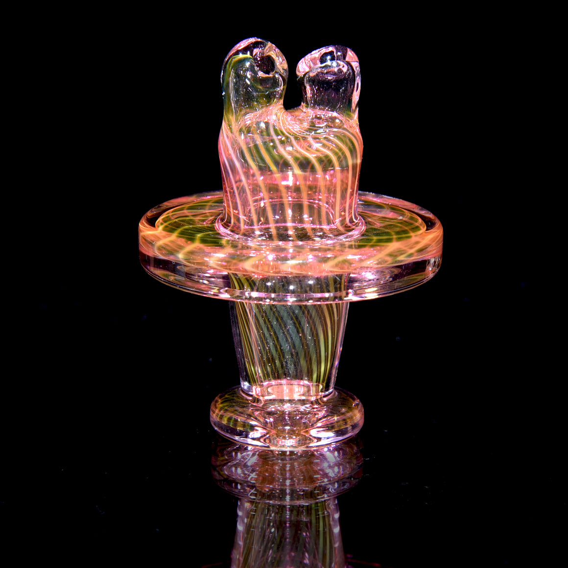 Fully-fumed Dual-hole Spinner Cap