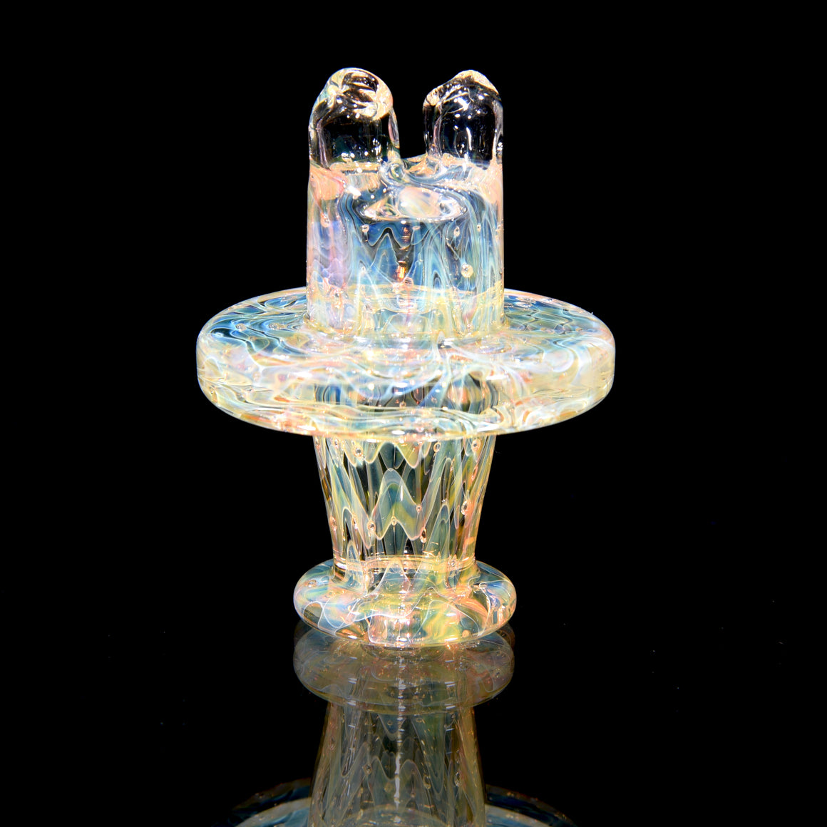 Fully-fumed Dual-hole Spinner Cap