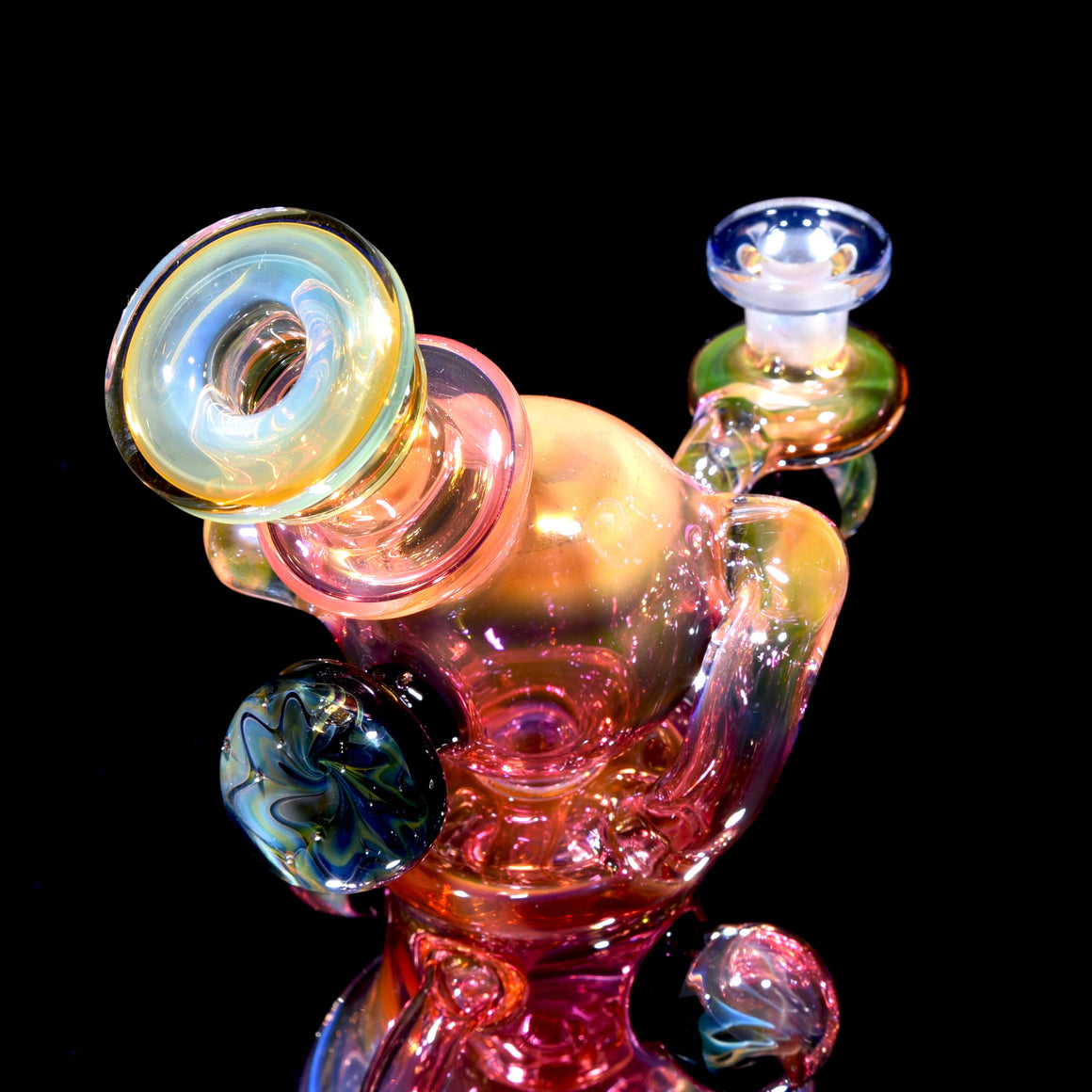 Fully-fumed Double-Uptake Klein Orbcycler  - 10mm Female