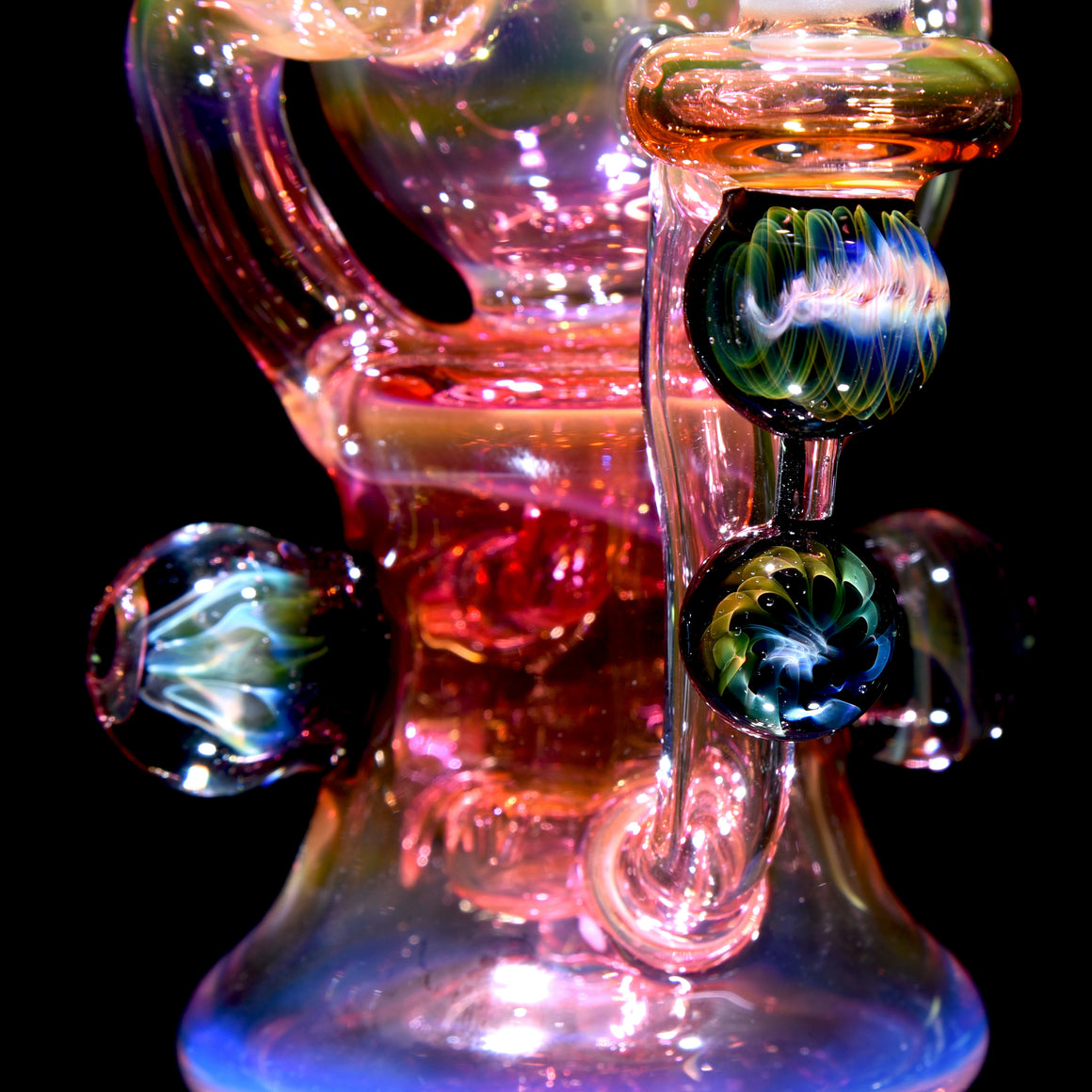 Fully-fumed Double-Uptake Klein Orbcycler  - 10mm Female